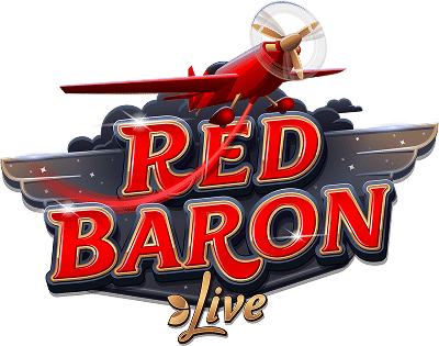Official Red Baron Live slot logo